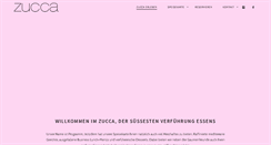 Desktop Screenshot of cafe-zucca.de